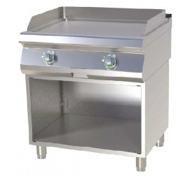 2 zónás RedFox álló elektromos rostlap sima, krómozott sütőfelülettel, semleges tárolóval